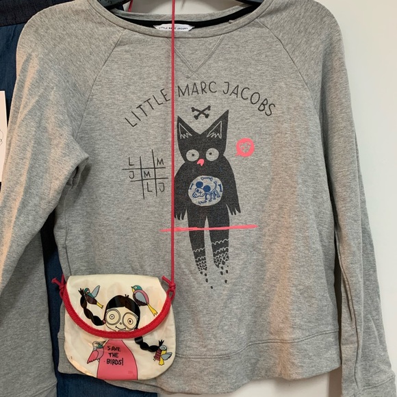 Little Marc Jacobs Logo Sweatshirt, Leggings and pouch - Picture 4 of 10